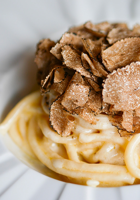 pâtes à la truffes restaurant italien